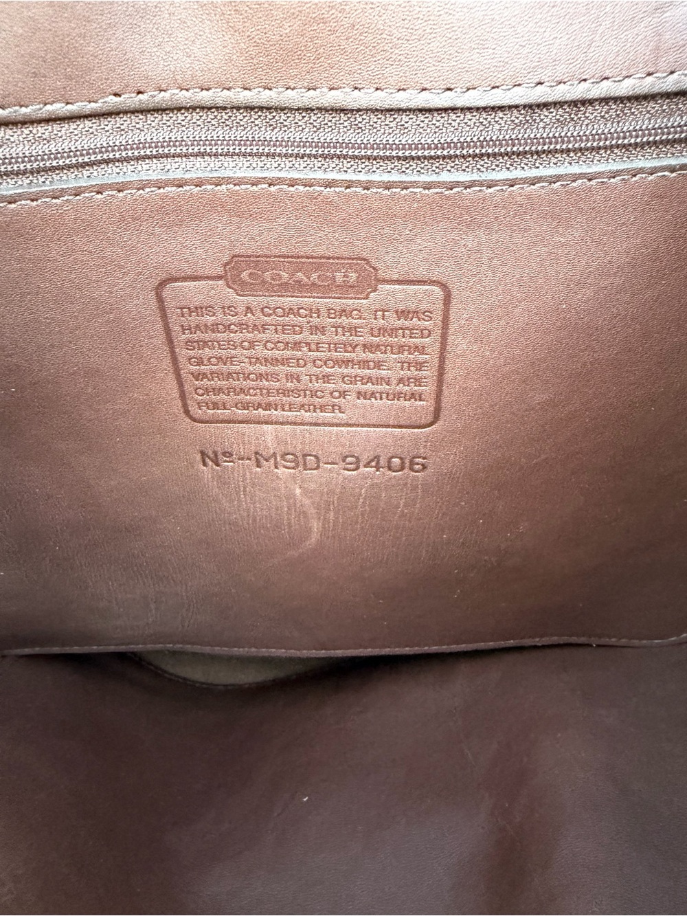 Vintage Coach Large Slim Shoulder Bag - Picture 5 of 10